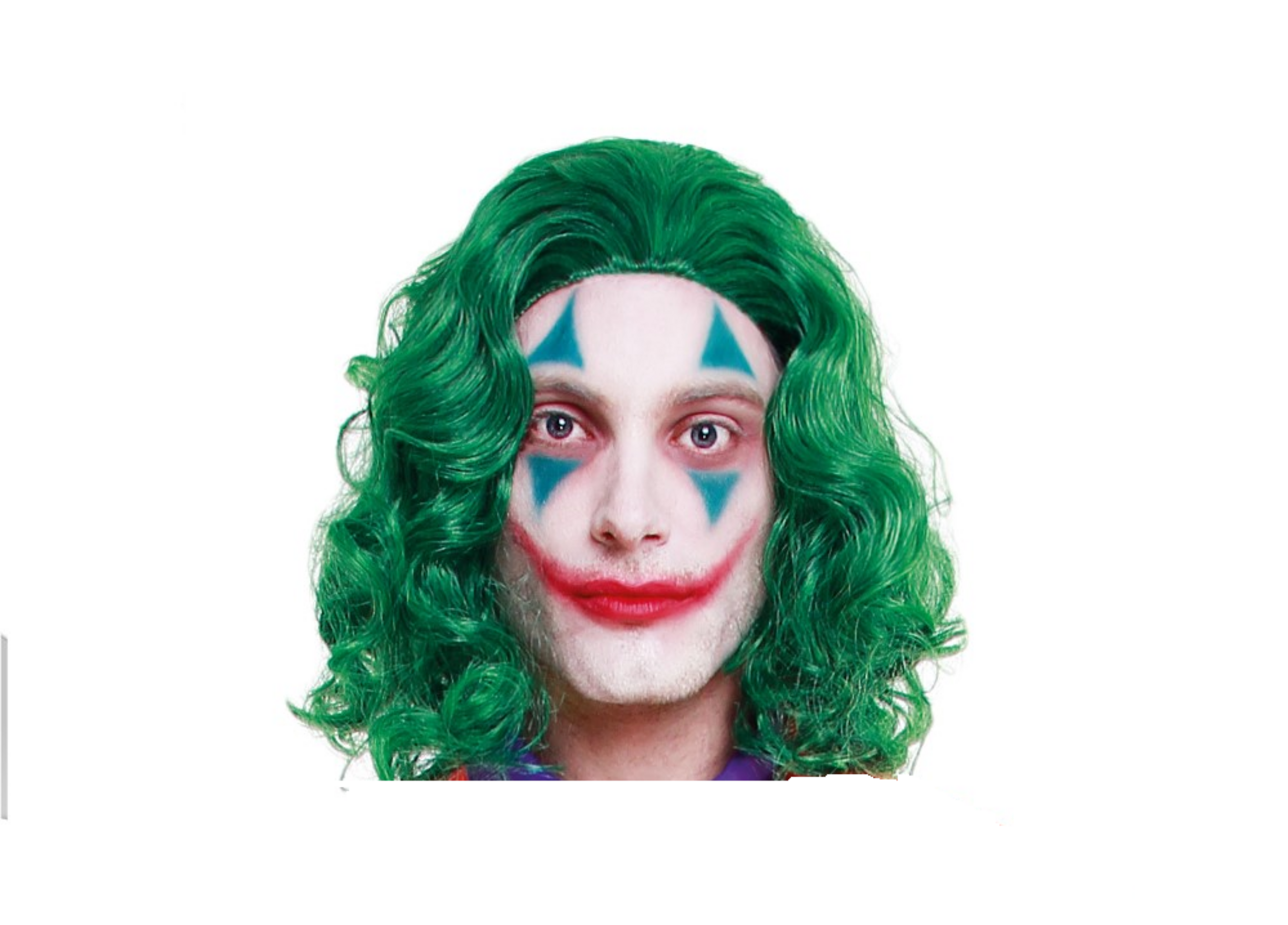 Disfraz payaso antihéroe violeta incluye peluca - 2